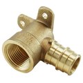 Apollo Expansion Pex 3/4 in. Brass PEX-A Expansion Barb x 3/4 in. Female Pipe Thread Adapter 90-Degree Drop-Ear Elbow EPXDEE34